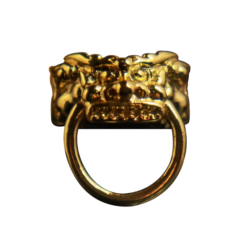 极速龙鼻铺9k金首衔环隔环文玩A星月菩提百香籽椰蒂单圈手串隔珠