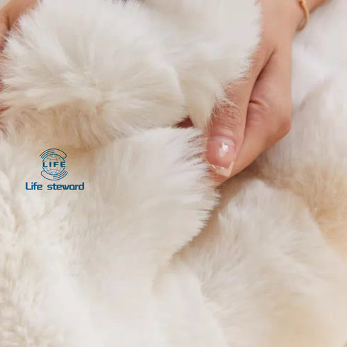 新品Luxury Faux Fur Blanket Warmth Super CoNmfortable Blanke