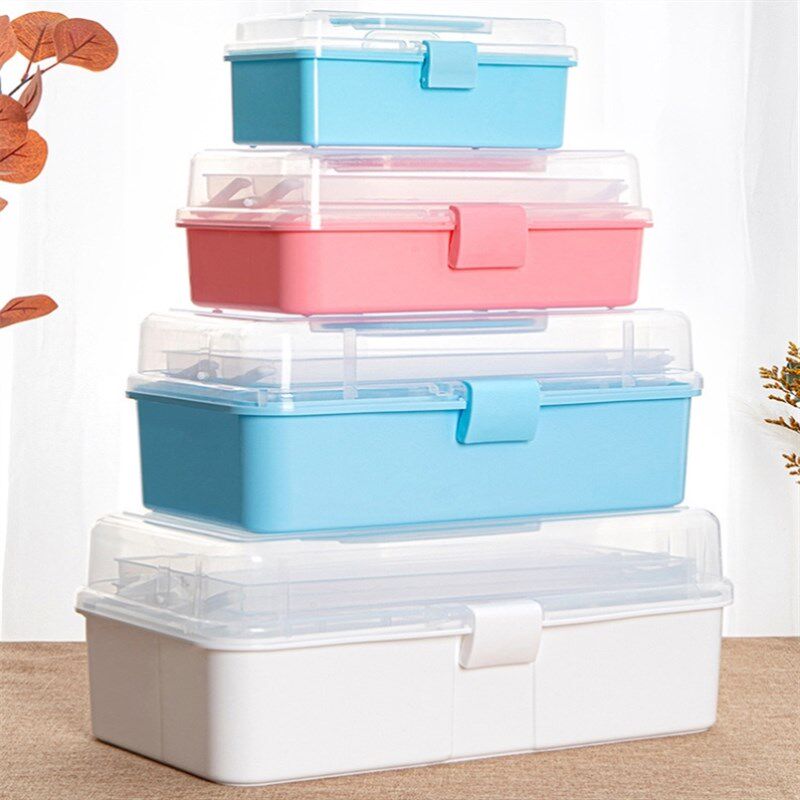 极速箱箱大号工具箱o摺叠多功能手提式收纳五金收纳盒钓鱼三层杂