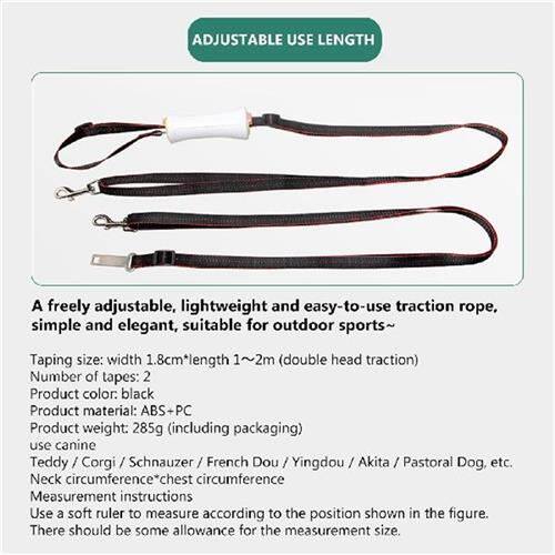 极速Double Dog Leash Pet Dog DoubEle Leashes Dog Leash For 2