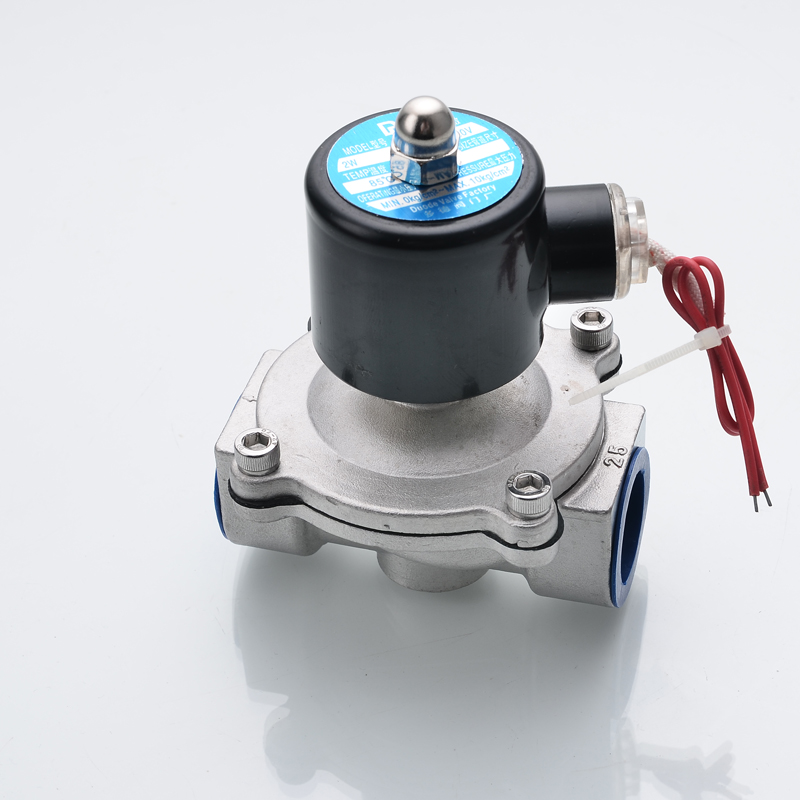 极速304常闭220V 24V不锈钢2W电磁阀水阀气阀4分 6分 1寸VDN15 20