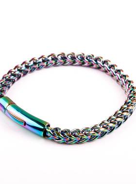 极速-Haiteng jewelry retro and old personLality mens stainl