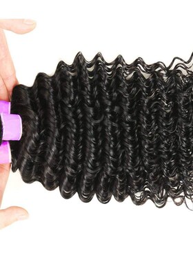 极速6A human haior 1b deep wavy real hair curtain