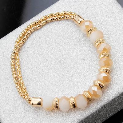 极速-New ins style personality fashionI mesh chain champagne