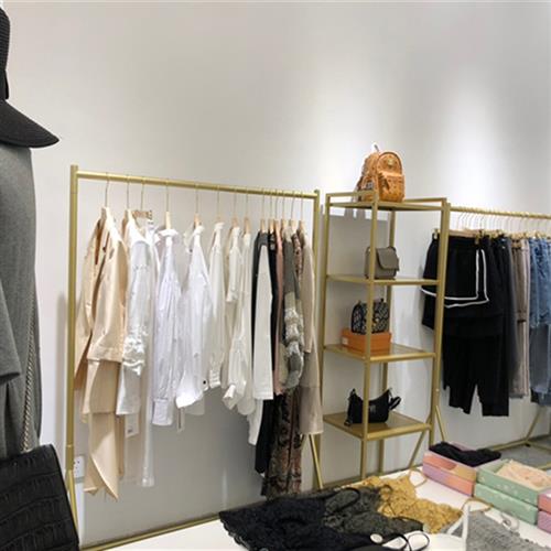 极速2023新款直播间落地衣架服装D店货架女装店陈列架儿童挂衣架