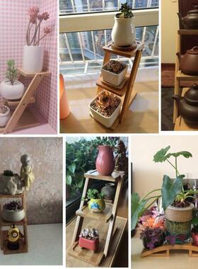 极速陈列杯子摆展台阶架摆160y94691件小直播产品展示架子木质桌