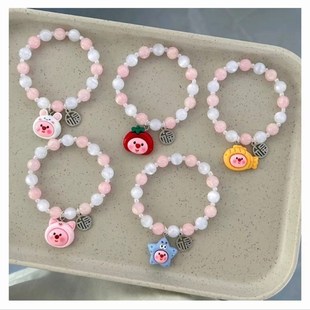 极速loopy情侣手錬露比挂件小C海狸挂件鲷鱼烧手环发夹七夕情人节