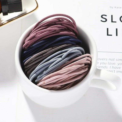 极速Black hairj circle all rubber band fair maiden ties hair