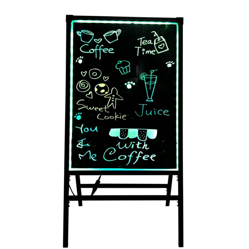 极速 铝合金边框一体式r荧光板 40*80cm 酒吧 店面招牌广告