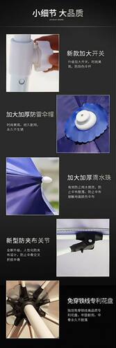 太阳伞摆摊专用伞纤维骨架遮阳伞超大雨伞户外商用加厚防晒圆形伞
