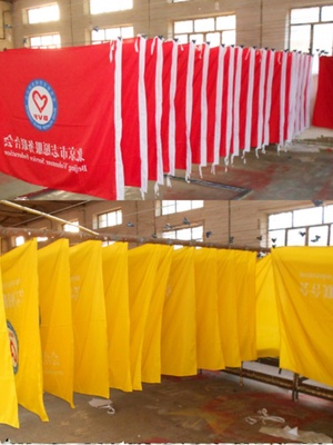 北京志愿者联合会会旗定做水印双面无色差全弹绦沦厚布料旗帜定制