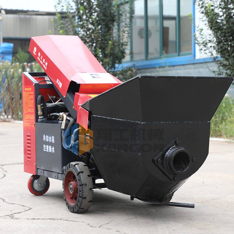 100l混凝土砂浆输送泵 高层建筑混合物料泵送机 机制水洗砂送料泵