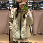 冬装羽绒棉服女2025年新款冬季小个子菱格夹棉厚外套秋冬棉衣棉袄