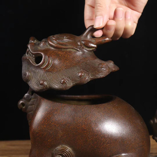 极速纯铜仿古苏工望天o吼瑞兽熏炉炉家用室内香道沉香檀香盘香炉