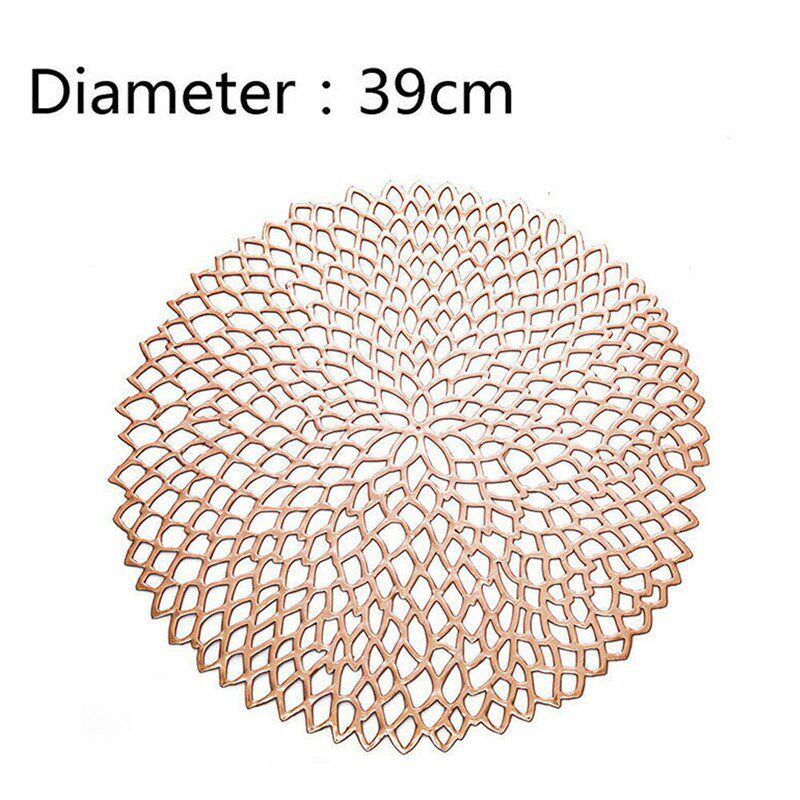 极速Round Coaster mInsulation Table Mats Pads Plastic Table