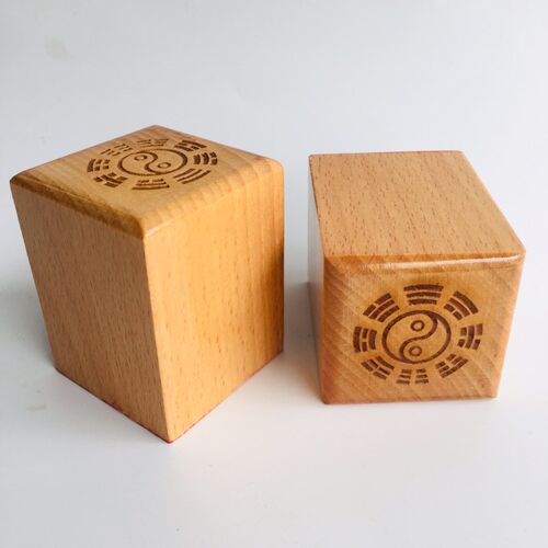 新品龙虎山法器道家用品道士印章法印F令牌太上老君敕令桃木5厘米