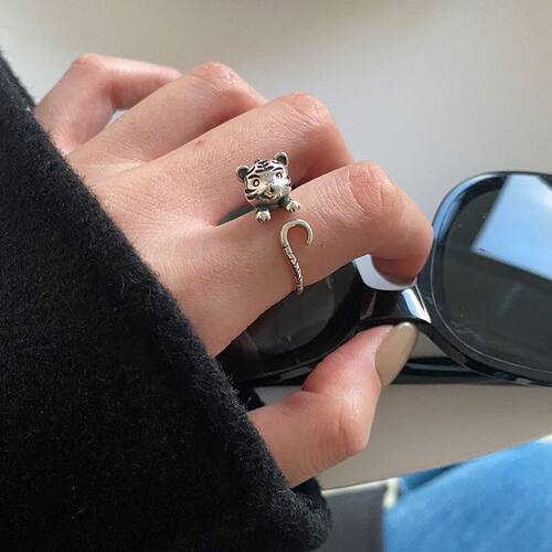 极速Viantage Cute Animal Insect Bee Opening Ring for Women