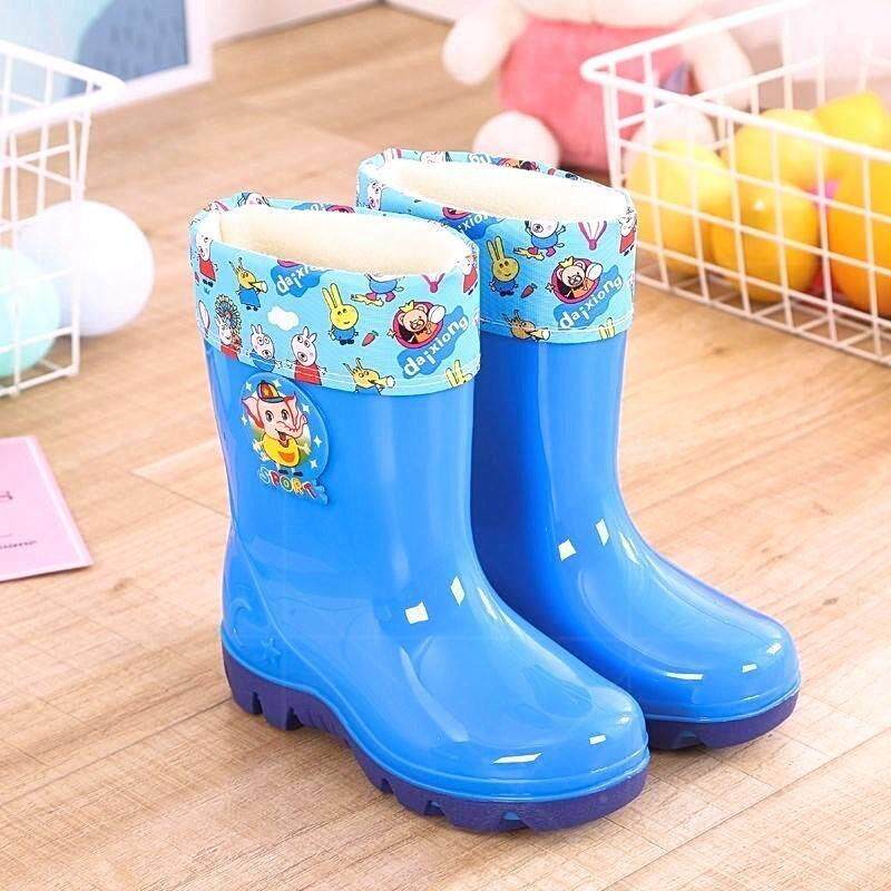 极速儿童a童雨鞋男款40385女高筒防滑男孩宝宝幼儿园学套生轻便防