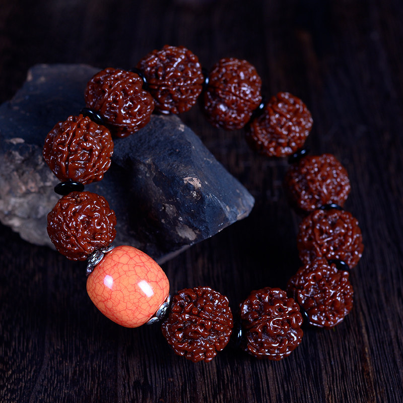 极速蛤蟆背金刚菩提子机刷包浆手串男女金刚菩提X文玩佛珠手串