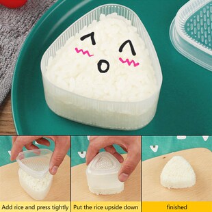 新品Kitchen Gadgets Onigiri Set forE Sushi Rolls Sushi Mold