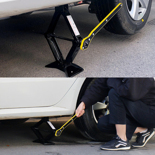 极速千斤顶小轿车汽车用手摇加长省力扳手专用Q换胎工具车载千金