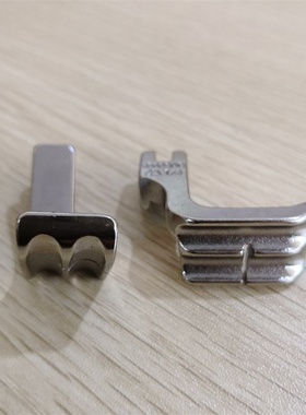 极速电脑车配件全钢平缝机左右双槽压脚E36069DG 左右两用嵌线压