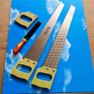 极速锰钢板电木把手板锯刀锯v园林锯果树锯压花手工锯木工锯把锯