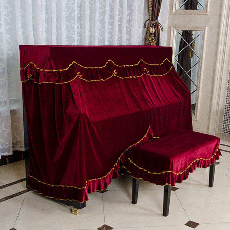 极速20212021包0邮钢琴t罩子全罩加厚丝绒防尘罩全包Y半包全披钢