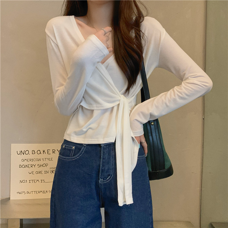 新品现代舞蹈练功服n女长袖上衣中国古典民族舞芭蕾舞服学生艺考