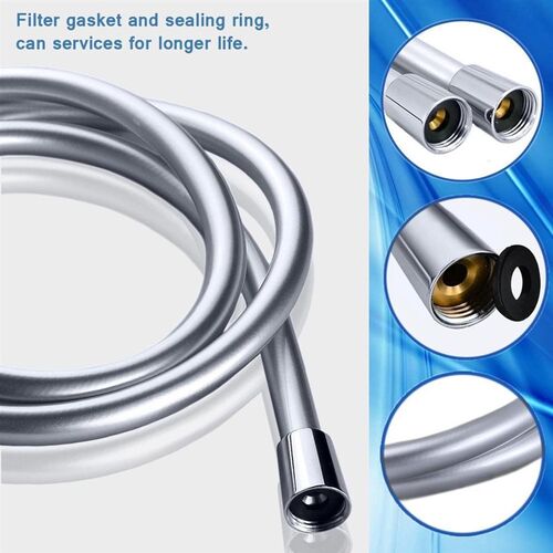 极速Shower fHose Flexible Anti-Kink Handheld Water Pipe Bath