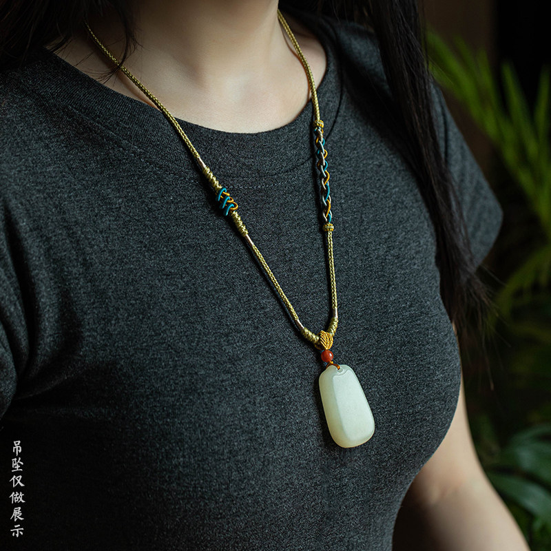 新品手工编织项链挂绳男女吊坠绳子玉佛平安扣挂T件绳子高货绳可