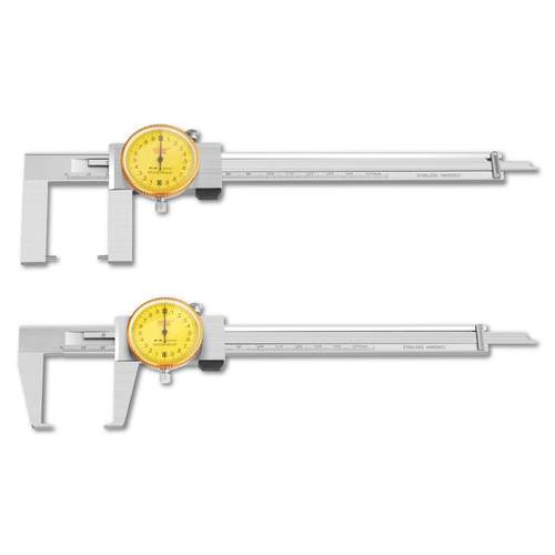 极速外沟槽带表g卡尺0-150-200mm凹槽厚度游标不锈钢槽径卡槽直径