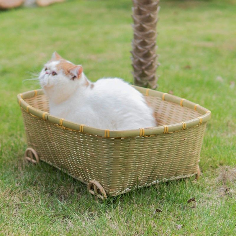 极速竹编狗窝夏季藤编o织网红猫窝四季通用猫咪床宠物篮可拆洗小,宠物/宠物食品及用品,猫窝/屋/帐篷/沙发,淘宝优惠券,粉丝福利购,淘宝优惠卷