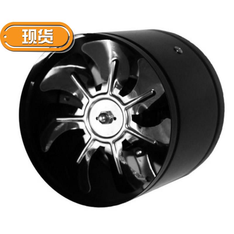 极速4/6/8/u7k/10/12寸圆形管道风机H工业抽风机220v高速轴流风