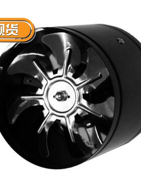 极速4/6/8/u7k/10/12寸圆形管道风机H工业抽风机220v高速轴流风