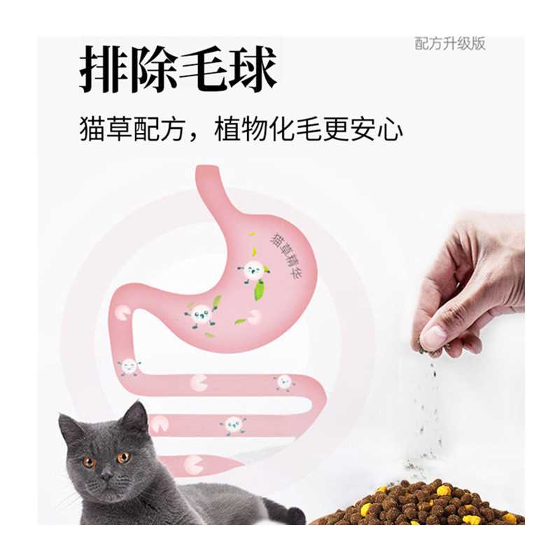 极速甜闪幼猫猫粮1到3月猫奶糕营养增肥D发腮1-2-4-12个月幼猫粮