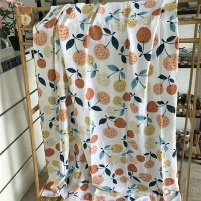 极速Bamboo fiber blanket thin feeDling ice silk blanket woGo