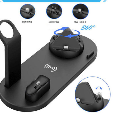 极速KEPHE 4 in 1 Wireless Charging Induction Charger SZtand