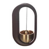 极速日式 风铃磁吸门铃铛撞铃冰箱贴店铺开门提示入户铜Z铃铛乔迁