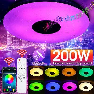 极速200W RGB Dimmable Musivc Ceiling Lamp Remote&APP Control
