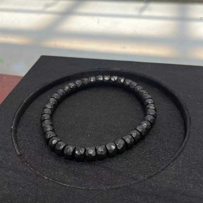 极速精品黑金椰蒂单圈手链大v集合文玩时尚饰品佛珠手串百搭礼物T