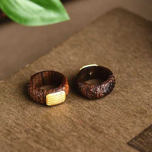 极速沉香龙鳞跑环h 约14mm内径 DIY佛珠手串项链配件 TY1732