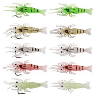 极速Artbificial Soft Shrimp Lure Worm For Fishing Bait