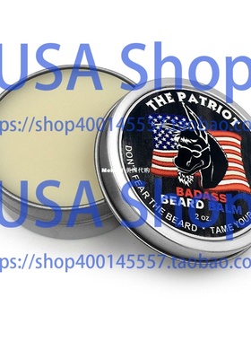 极速Badass Behard Care Beard Balm - The Patriot Scent, 2 oz