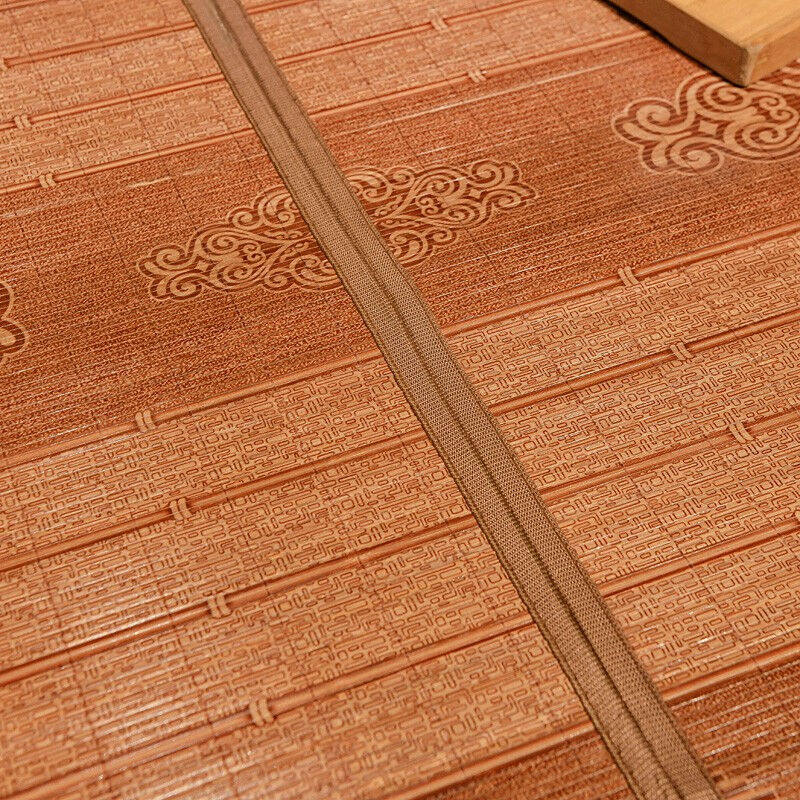 极速竹席凉席碳化双面可折叠家用双人1.5m1.8米U水磨竹席子单人学,床上用品,竹席,淘宝优惠券,粉丝福利购,淘宝优惠卷