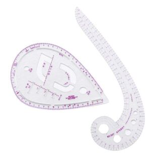 极速7pcs/set Tailor Comma Curve Grading RulerP Measure Sewin