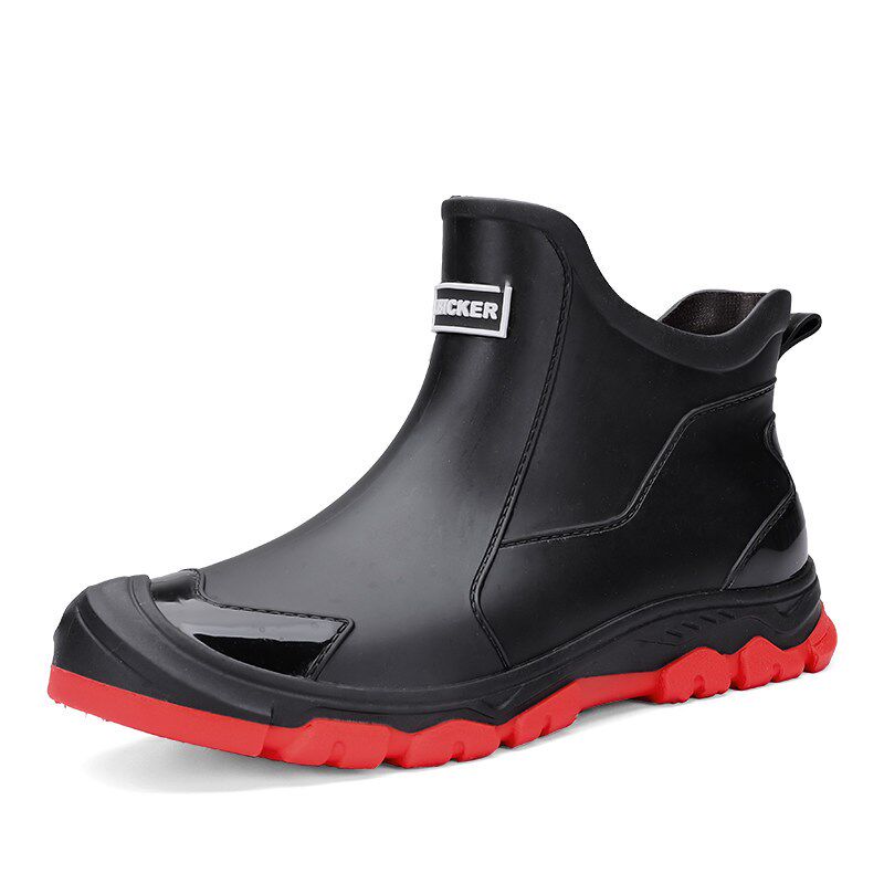 新品男款雨鞋45防滑耐磨工作劳保胶鞋G大码一脚蹬轻便防水厨房上