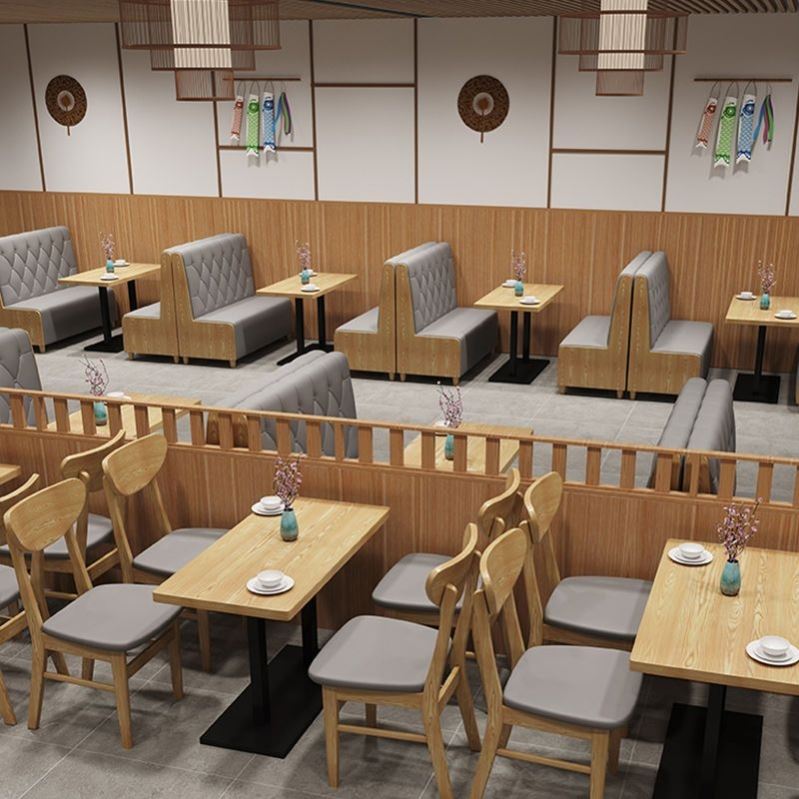 极速休闲西餐厅靠墙卡座奶v茶甜品火锅汉堡冷饮店实木沙发桌椅组