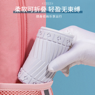 极速KK树儿童雨鞋套防水防滑加厚耐磨男童女宝宝透U明小雨靴套外