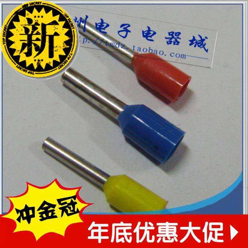 极速1000e只/包管形绝缘端子连接器 f冷压端子铜鼻子接线端子接头